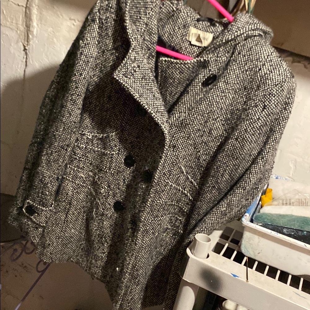 Women's Gray Tweed Jacket